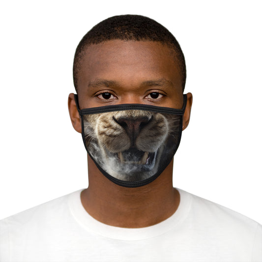 Smokin' Lion Face Mask