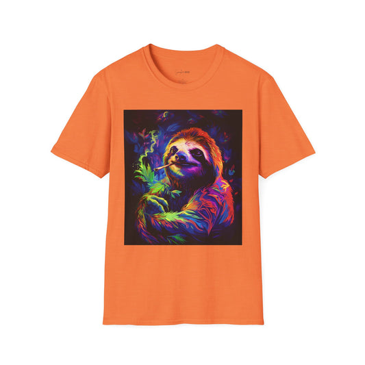 Vibrant Smoking Sloth