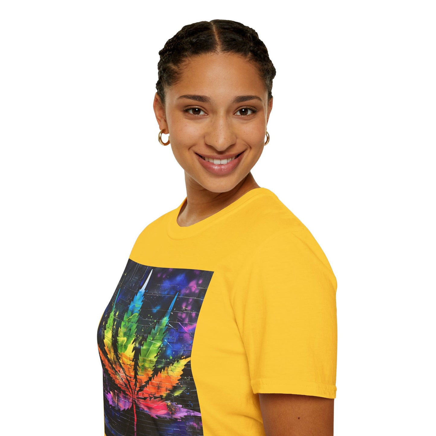 Rainbow Weed Graffiti