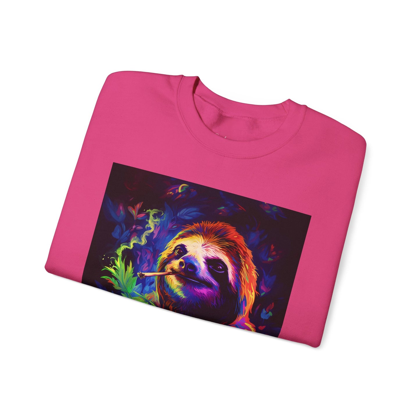 Vibrant Smoking Sloth