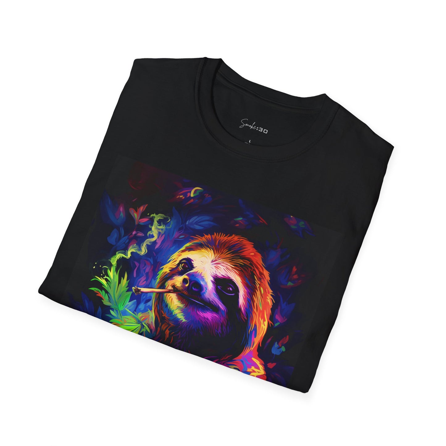 Vibrant Smoking Sloth