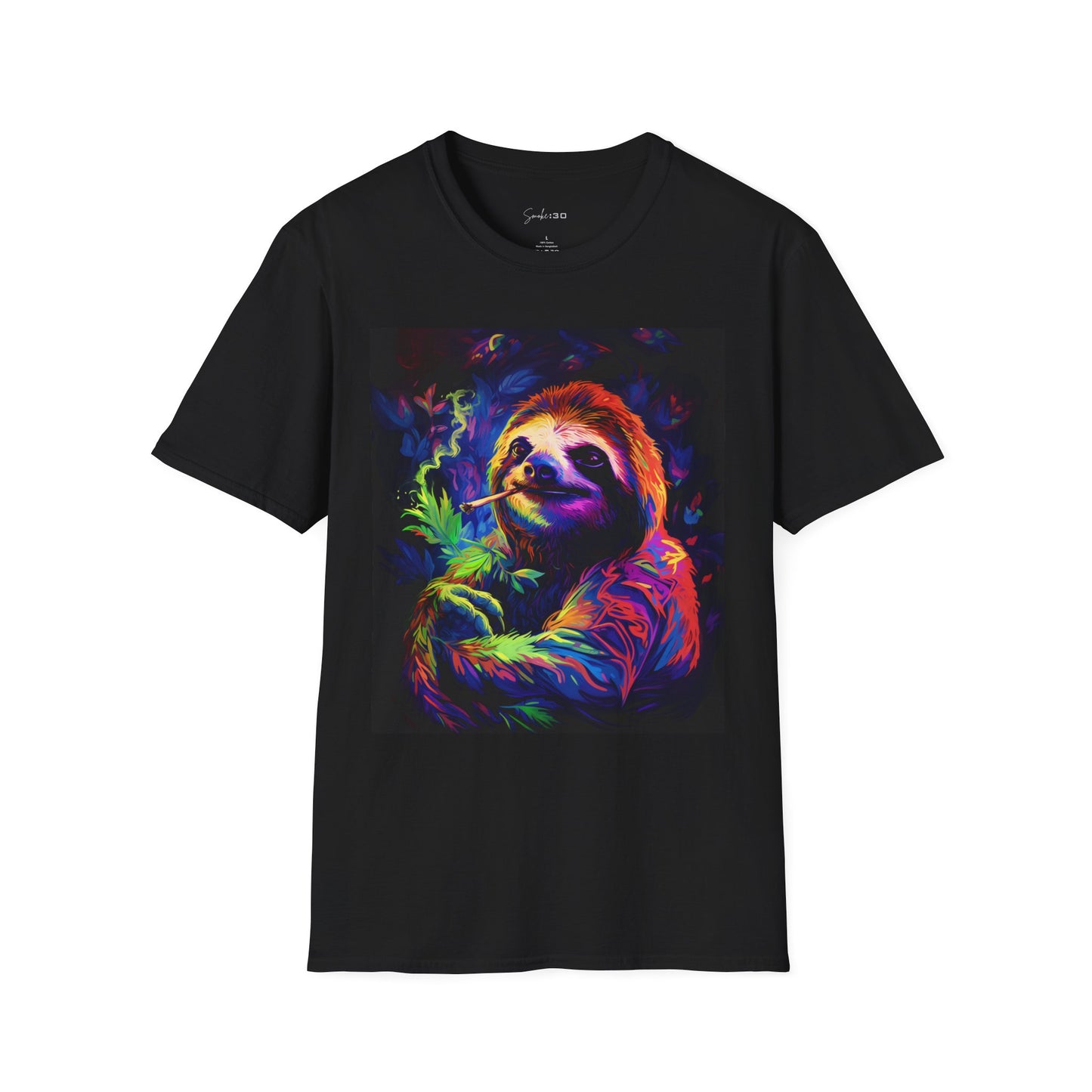 Vibrant Smoking Sloth