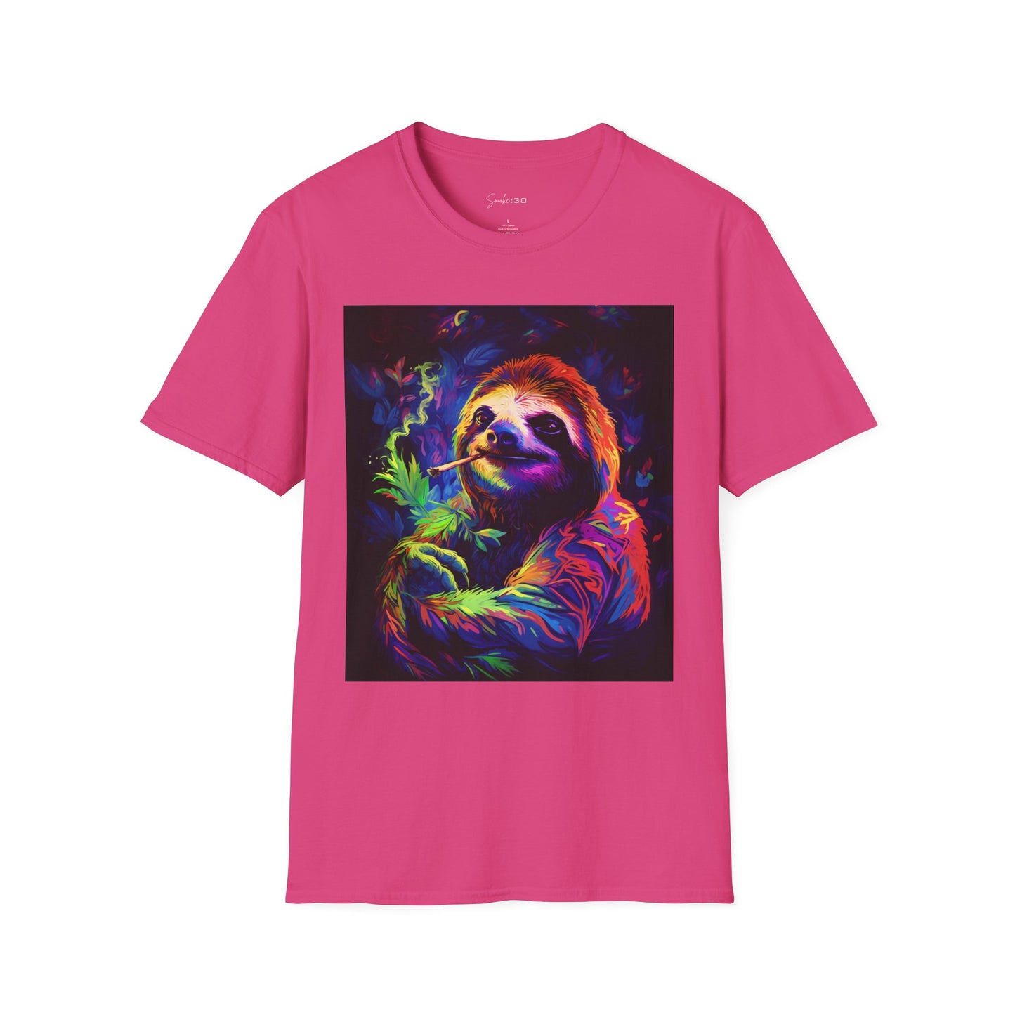 Vibrant Smoking Sloth