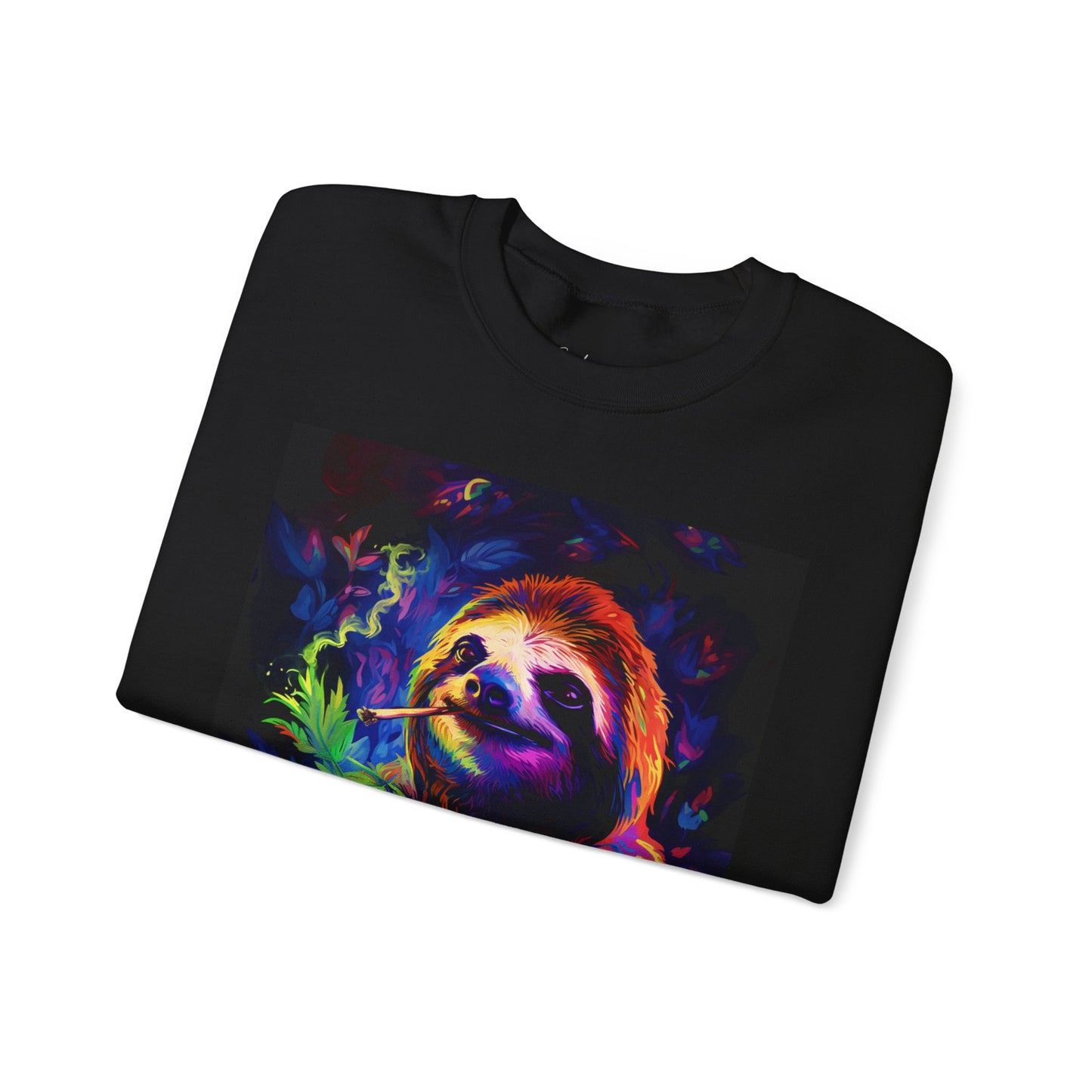 Vibrant Smoking Sloth