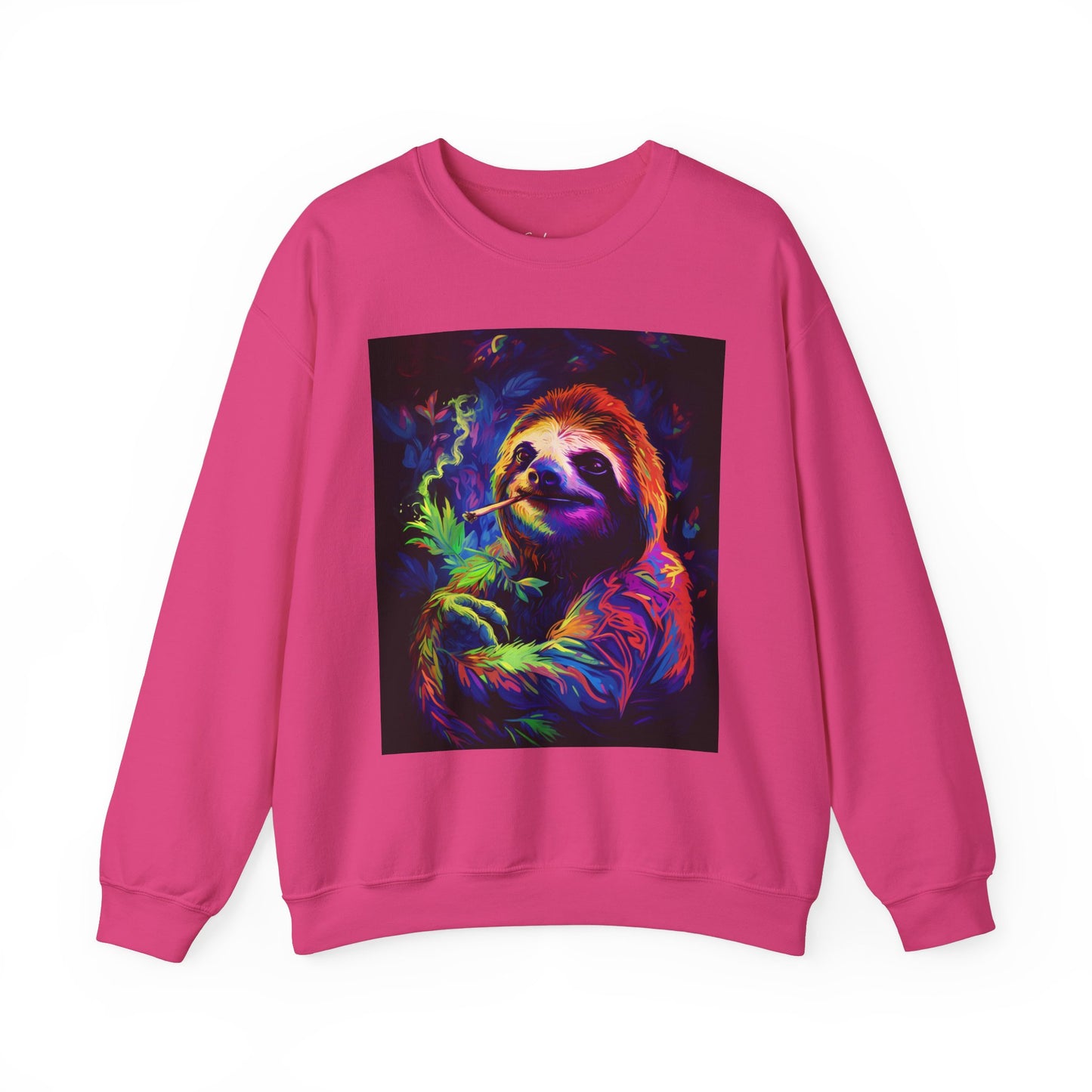 Vibrant Smoking Sloth