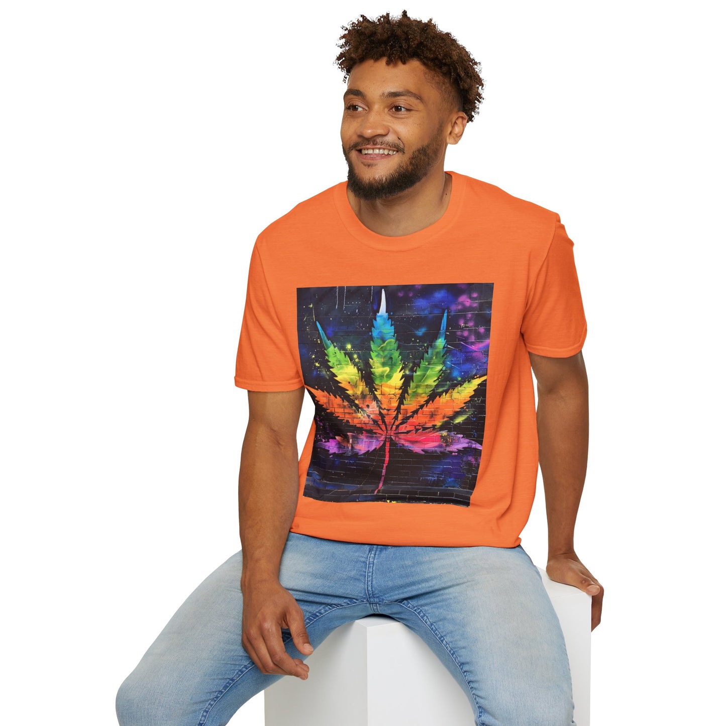 Rainbow Weed Graffiti