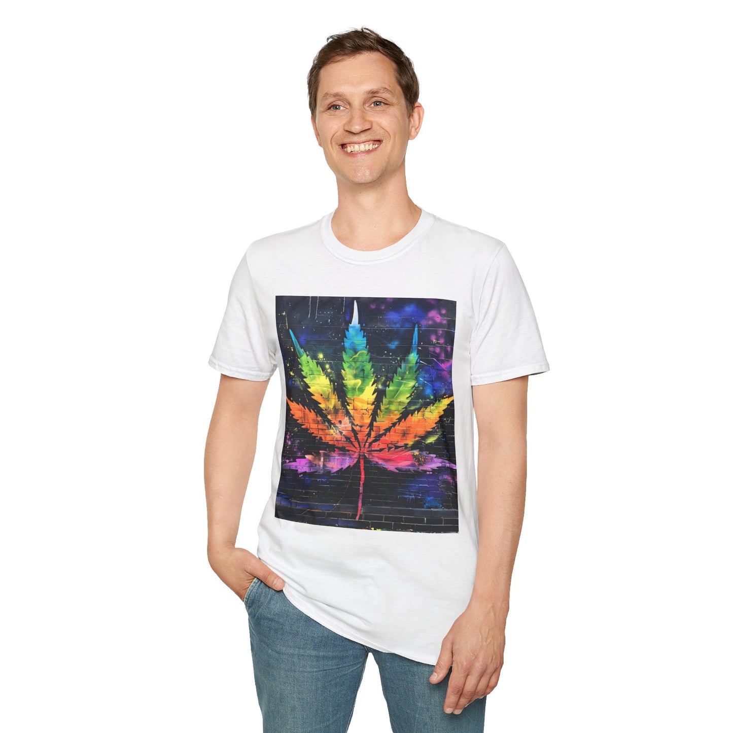 Rainbow Weed Graffiti