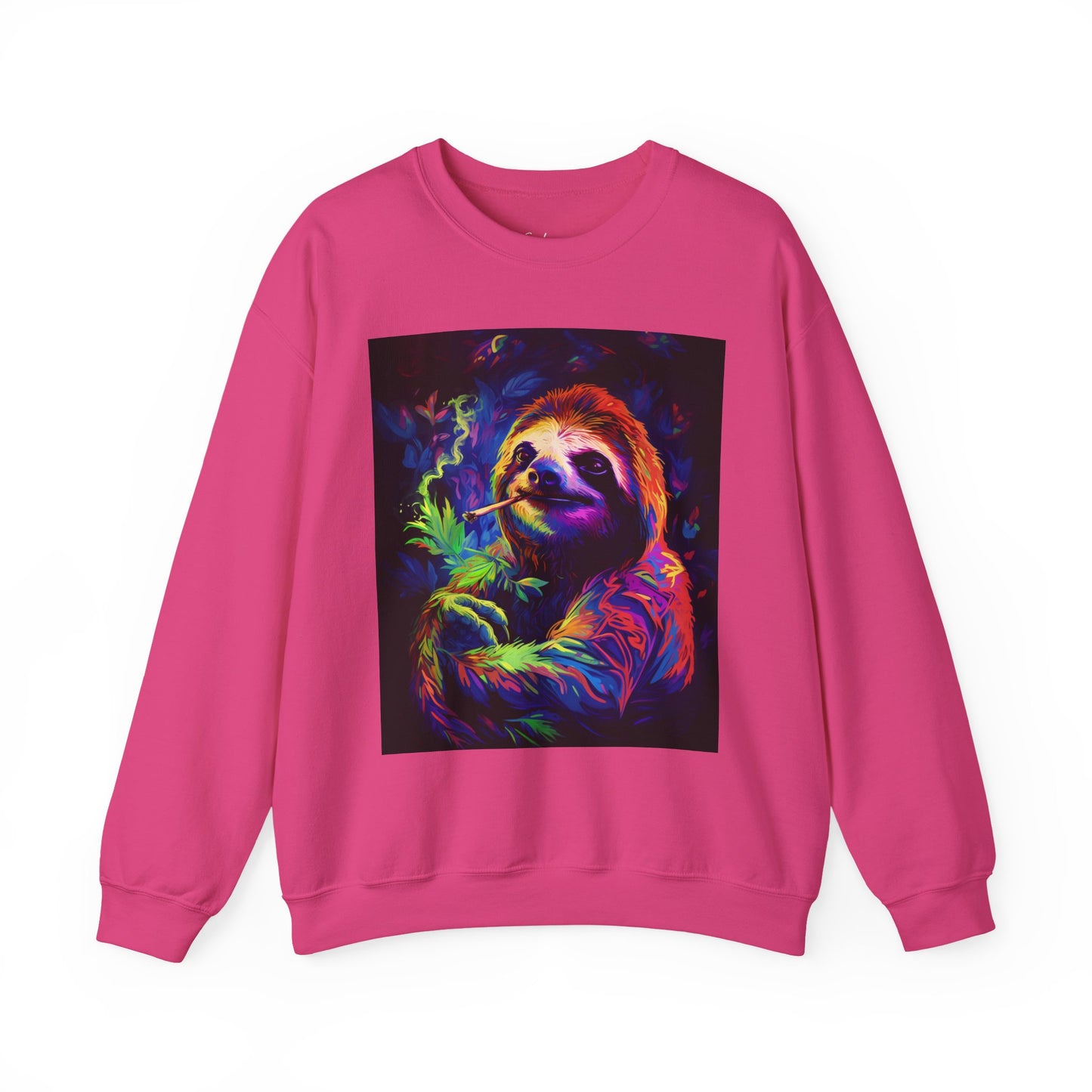 Vibrant Smoking Sloth