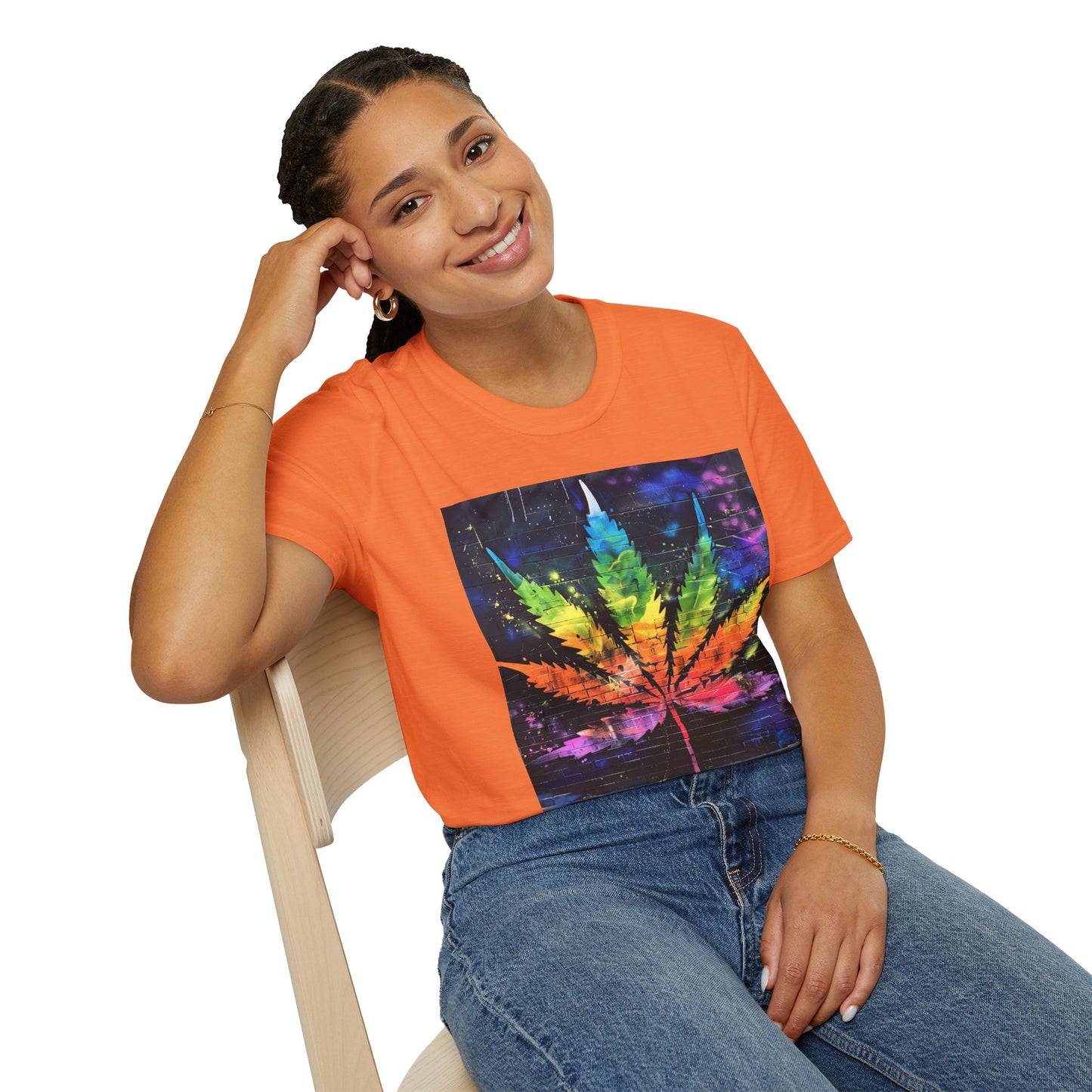 Rainbow Weed Graffiti