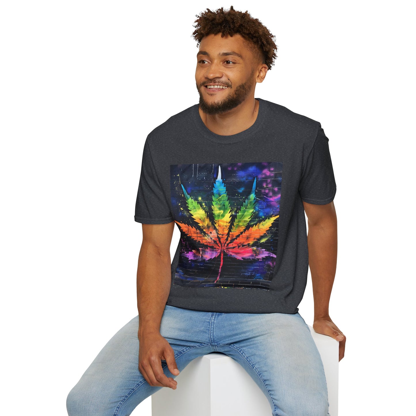 Rainbow Weed Graffiti