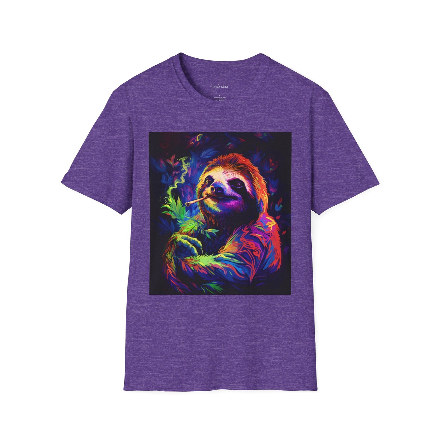 Vibrant Smoking Sloth
