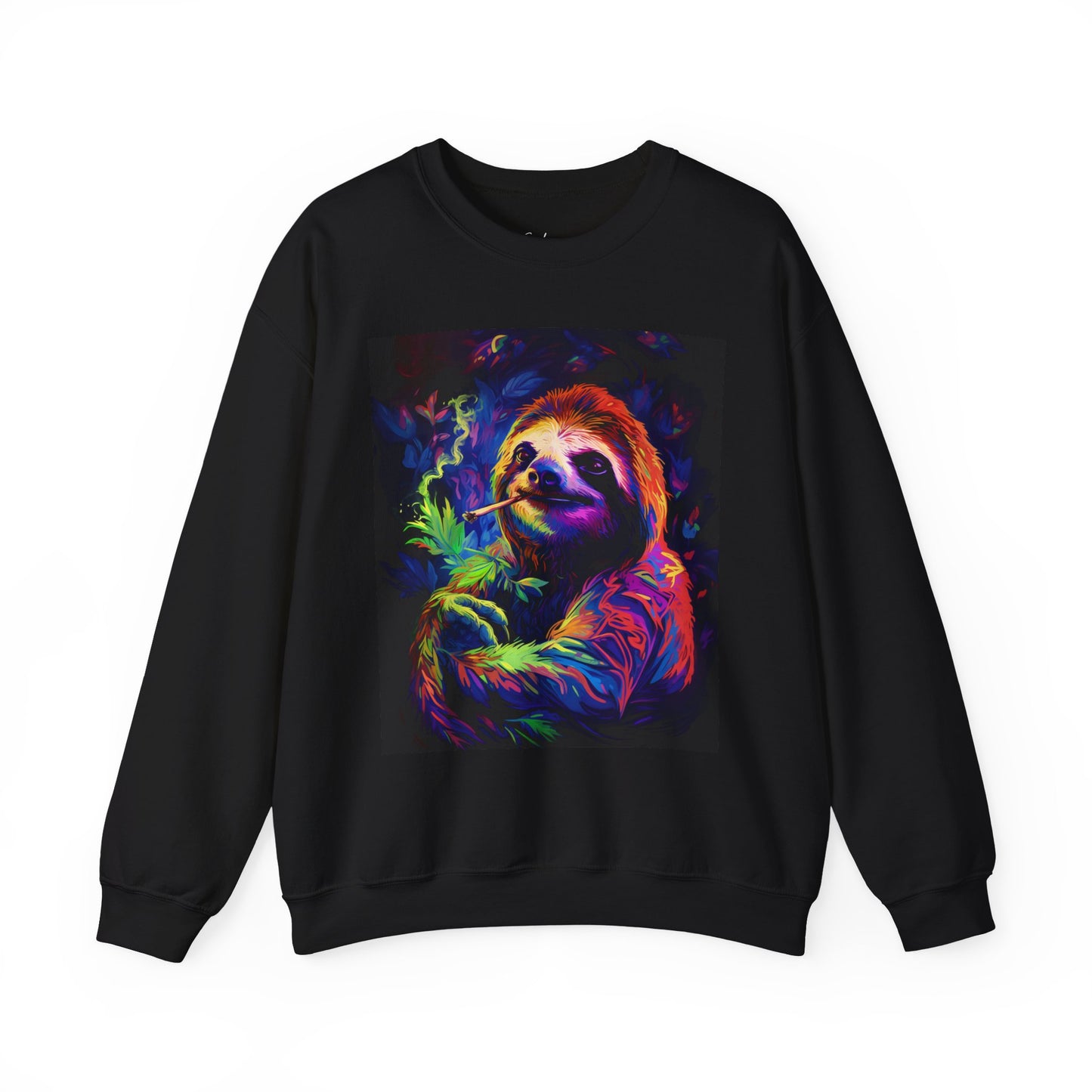 Vibrant Smoking Sloth