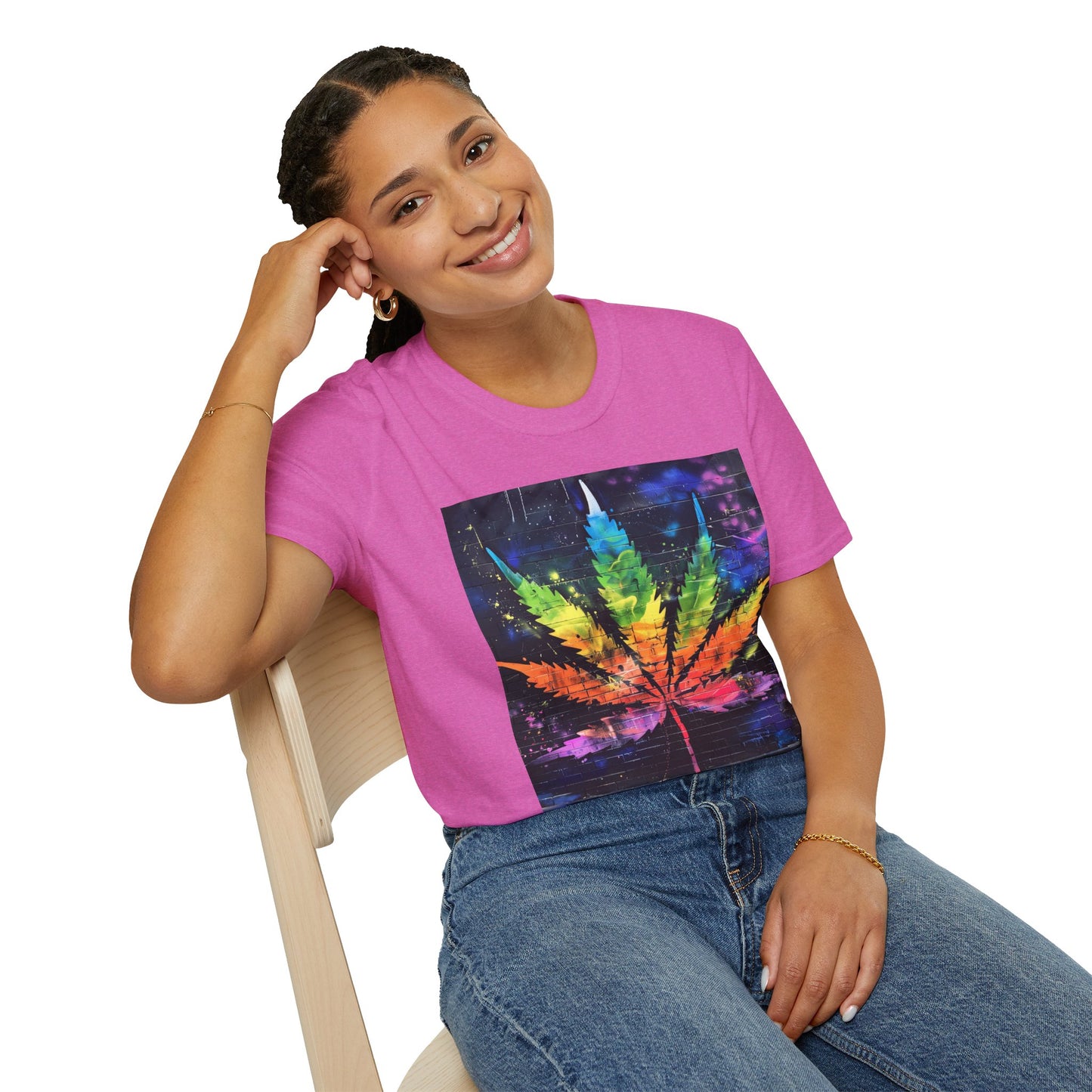 Rainbow Weed Graffiti