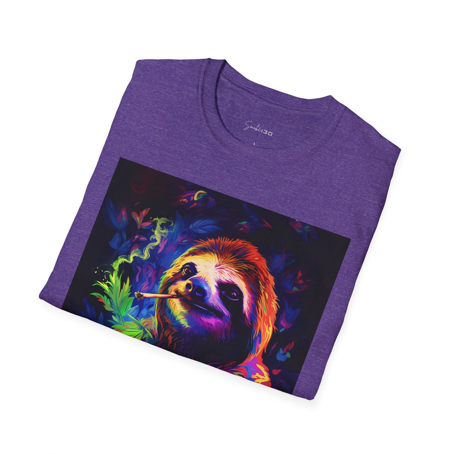 Vibrant Smoking Sloth