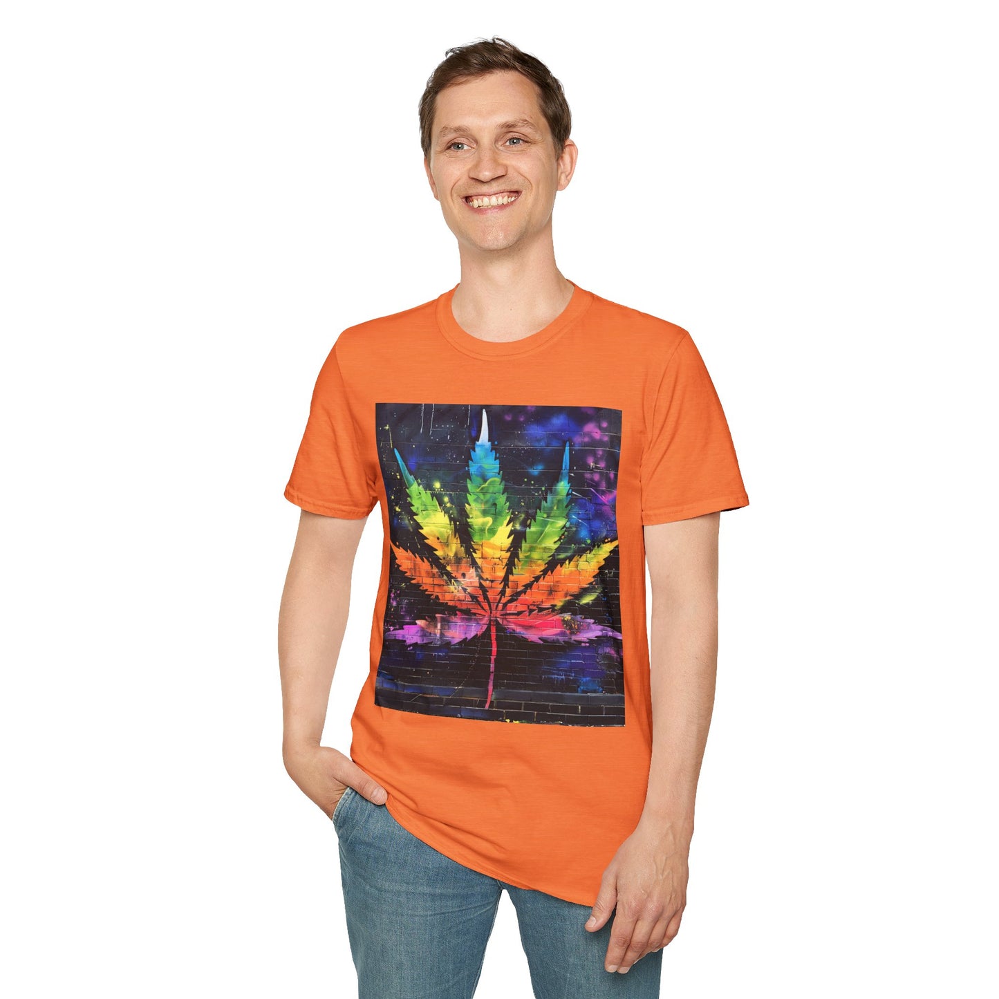 Rainbow Weed Graffiti