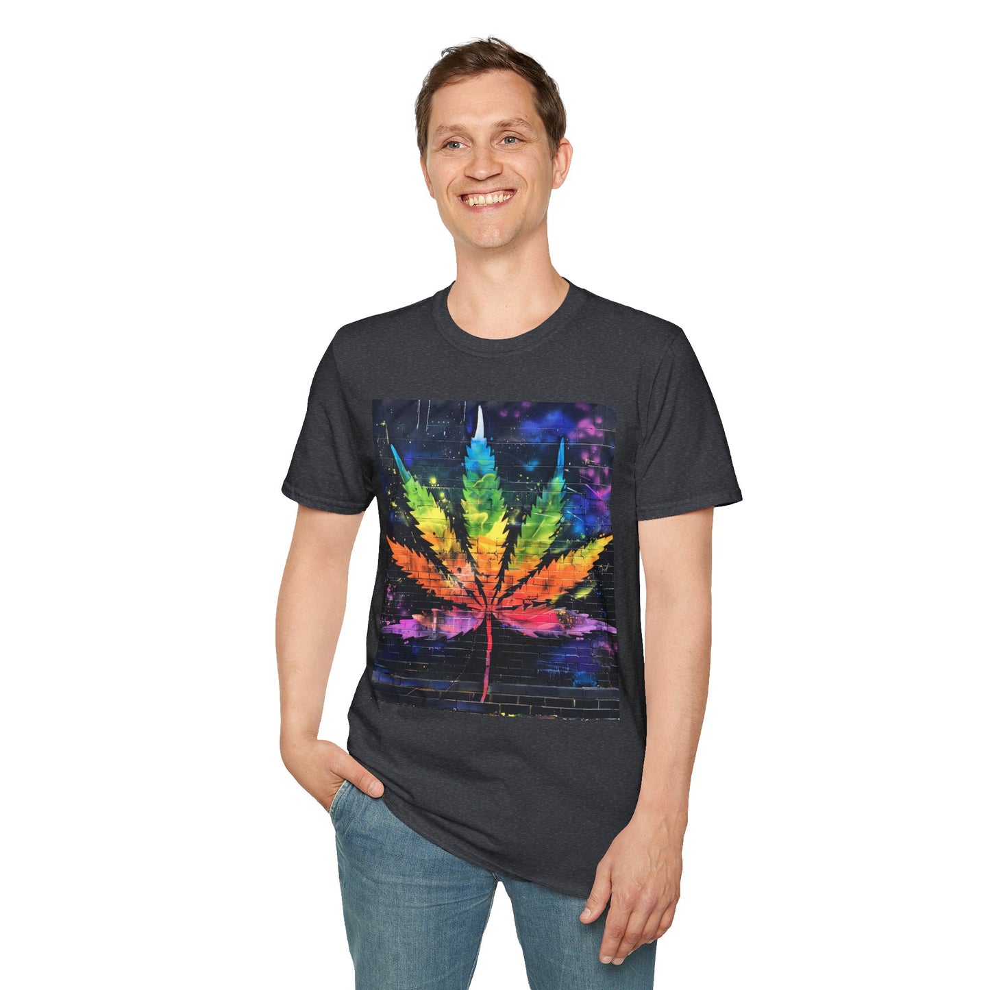 Rainbow Weed Graffiti