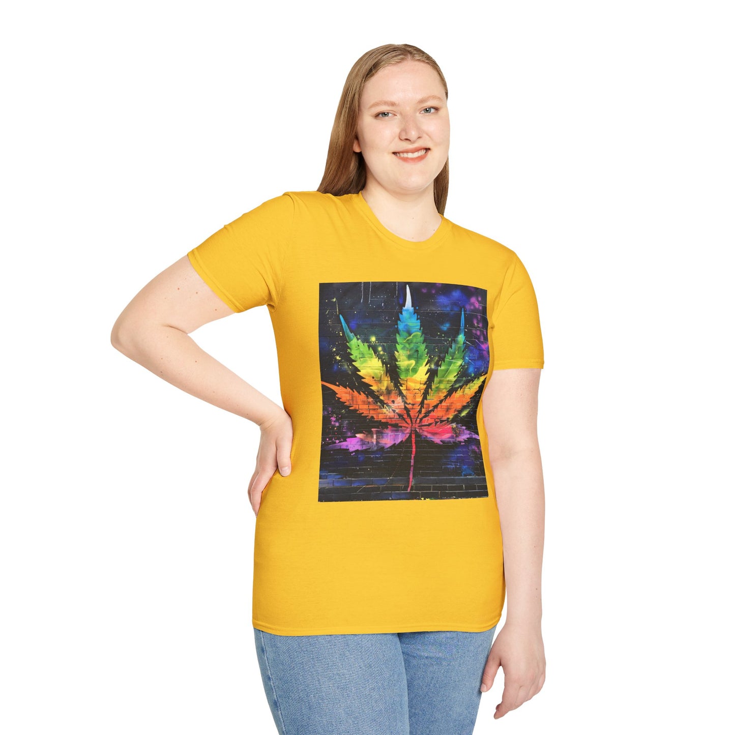 Rainbow Weed Graffiti