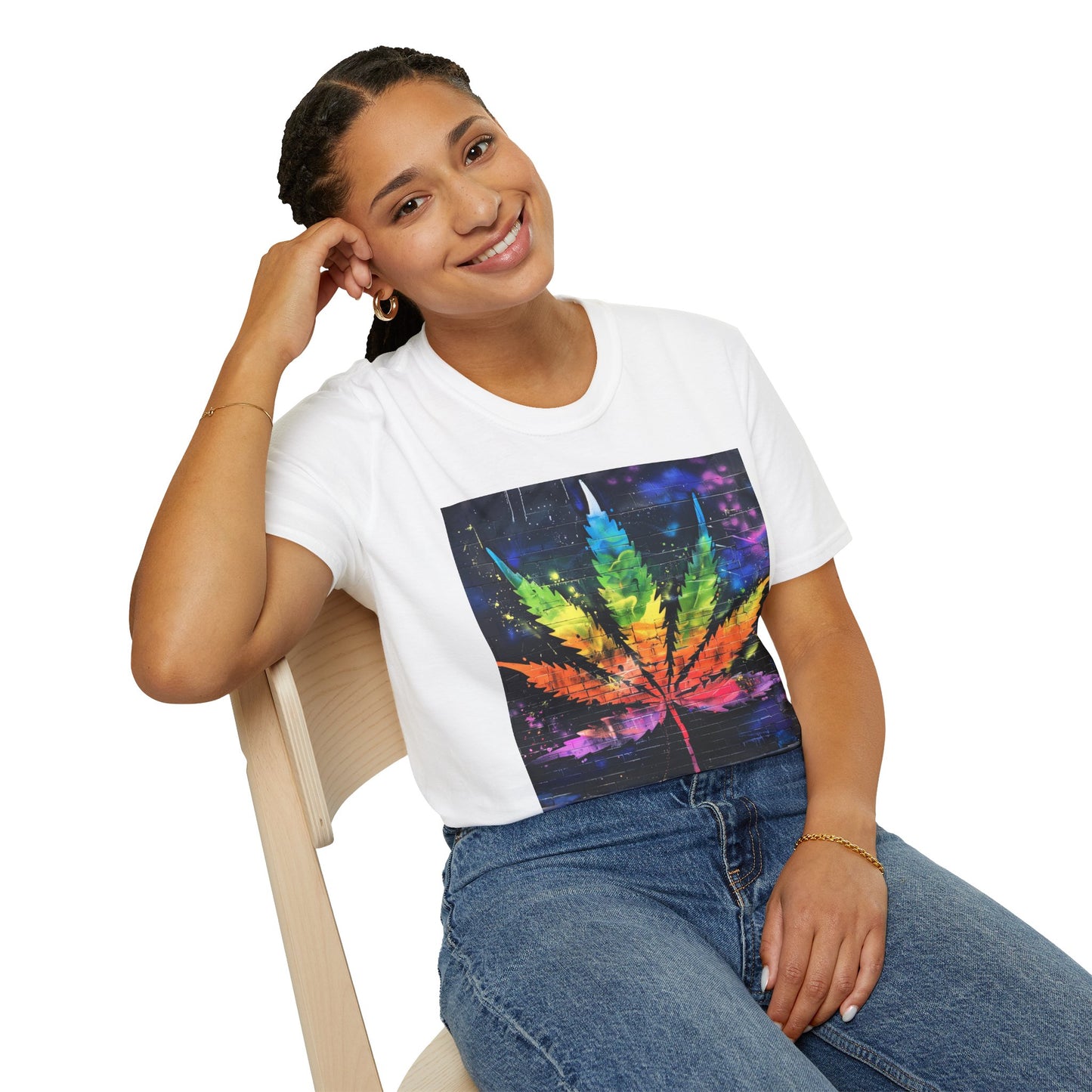 Rainbow Weed Graffiti