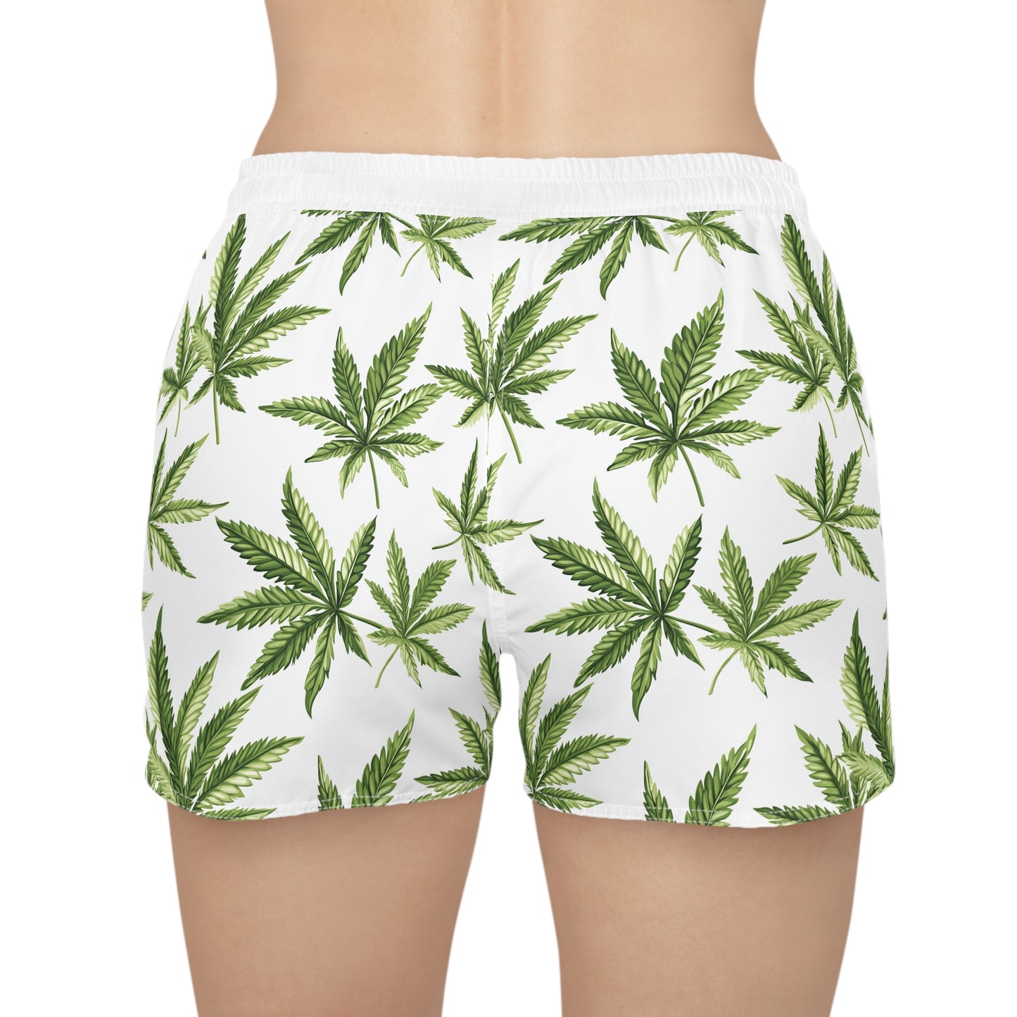 Women's Boho Leaf Print Shorts | Summer Chill, Beachwear, Festival Outfit, Casual Lounge, Vacation Essentials, Nature Lover