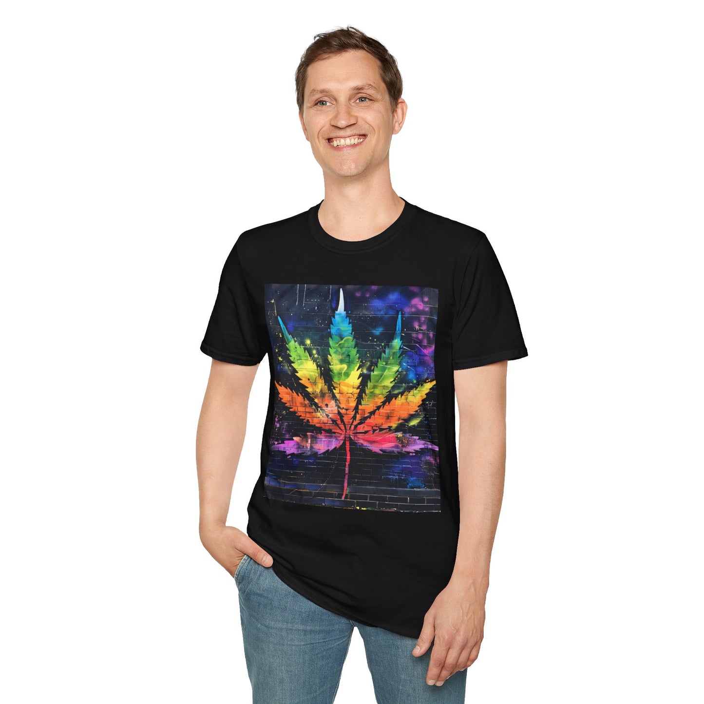 Rainbow Weed Graffiti
