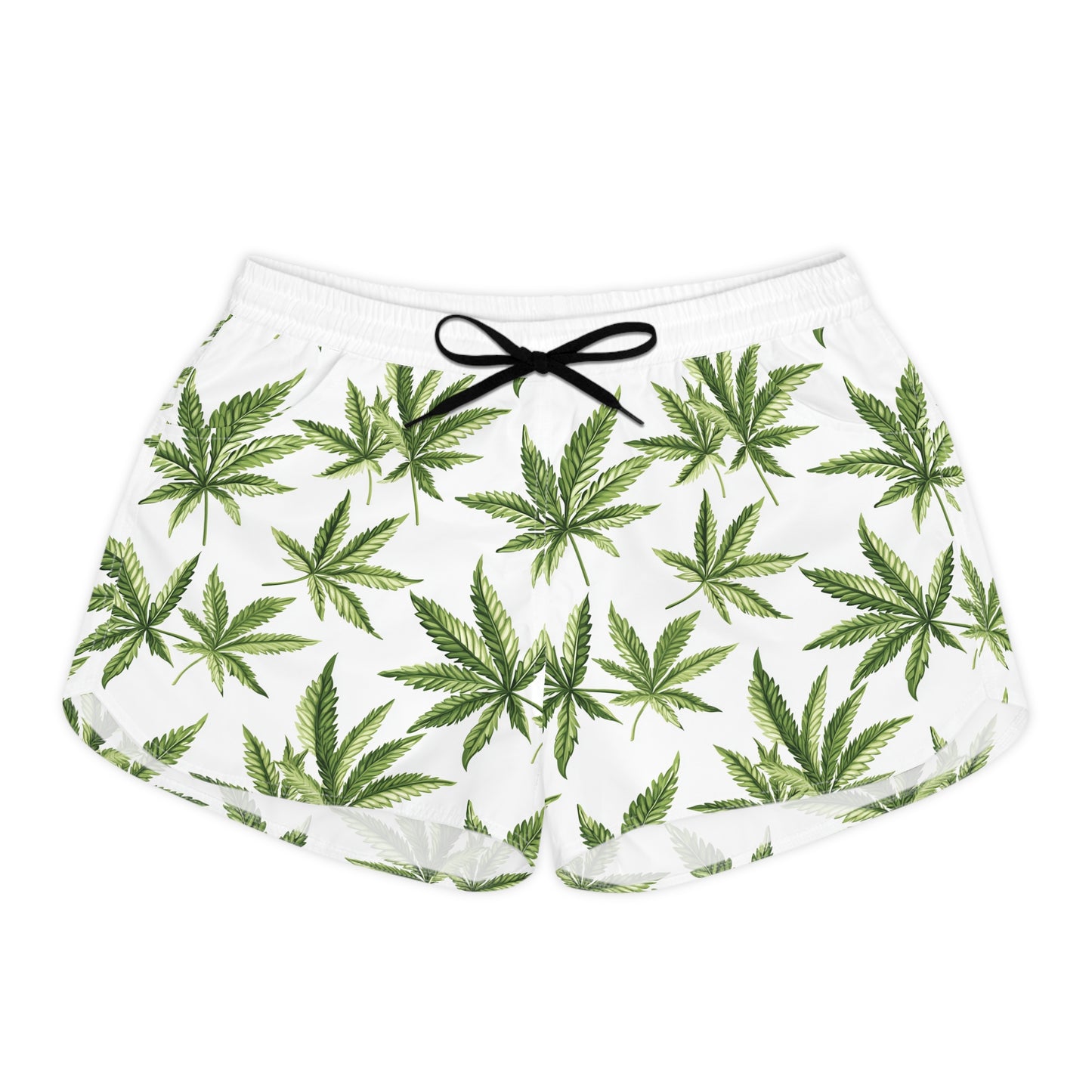 Women's Boho Leaf Print Shorts | Summer Chill, Beachwear, Festival Outfit, Casual Lounge, Vacation Essentials, Nature Lover