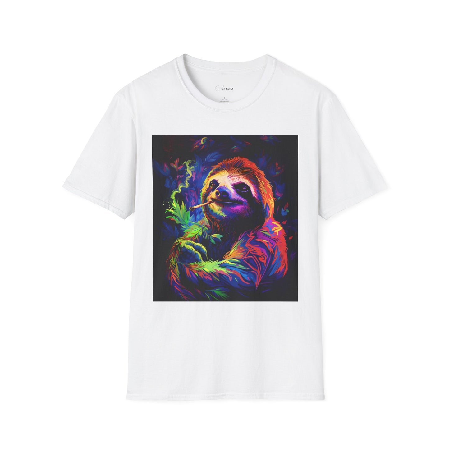 Vibrant Smoking Sloth