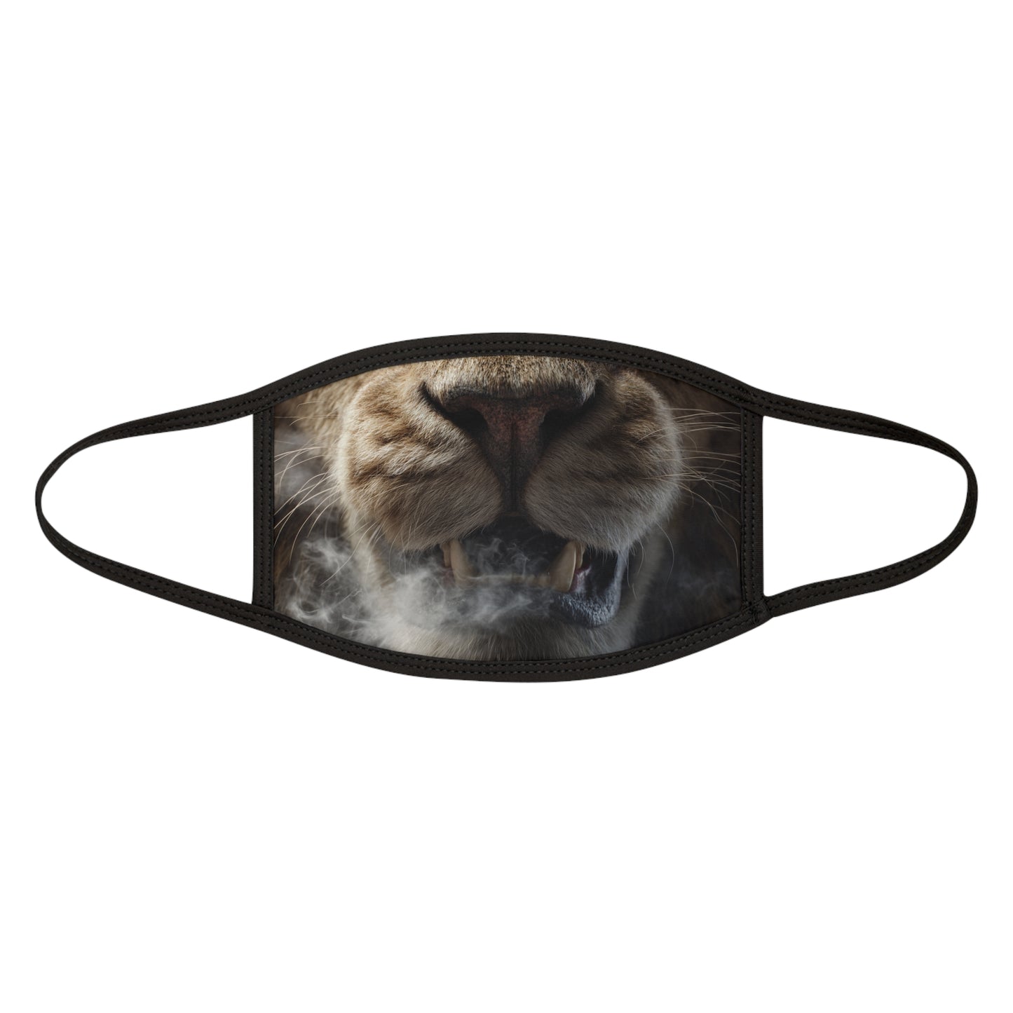 Smokin' Lion Face Mask