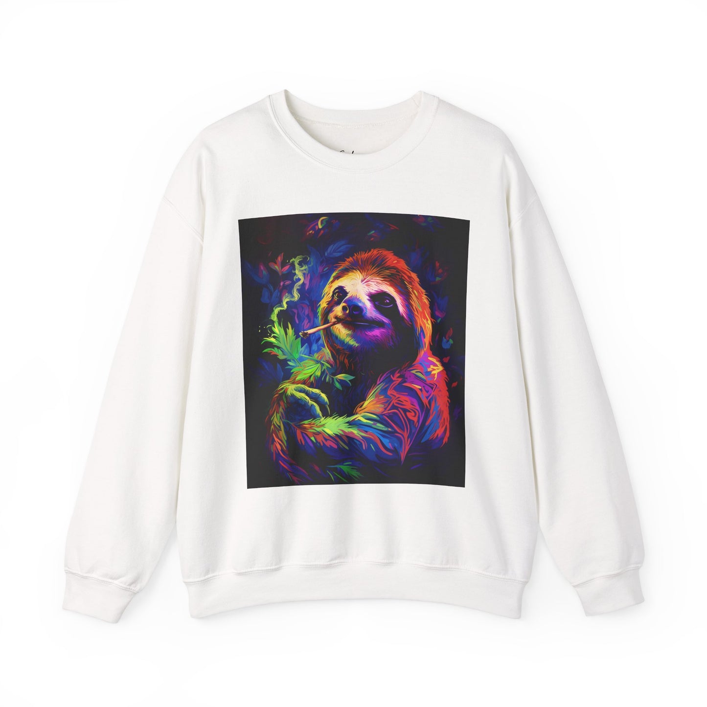 Vibrant Smoking Sloth